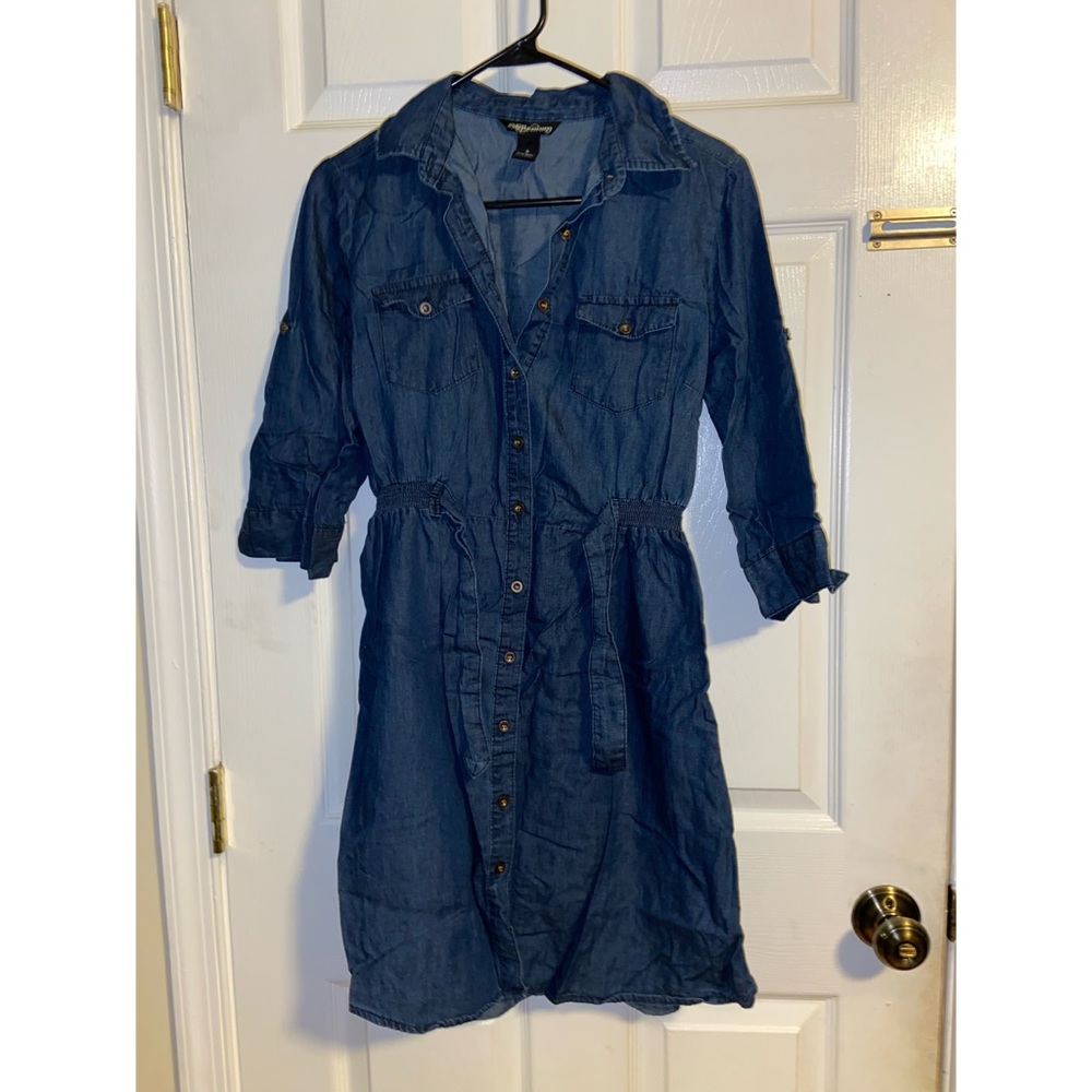 Denim dress